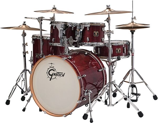 Gretsch CMT-E825 Catalina Maple 5-Piece Drum Shell Kit, Dark Cherry Burst
