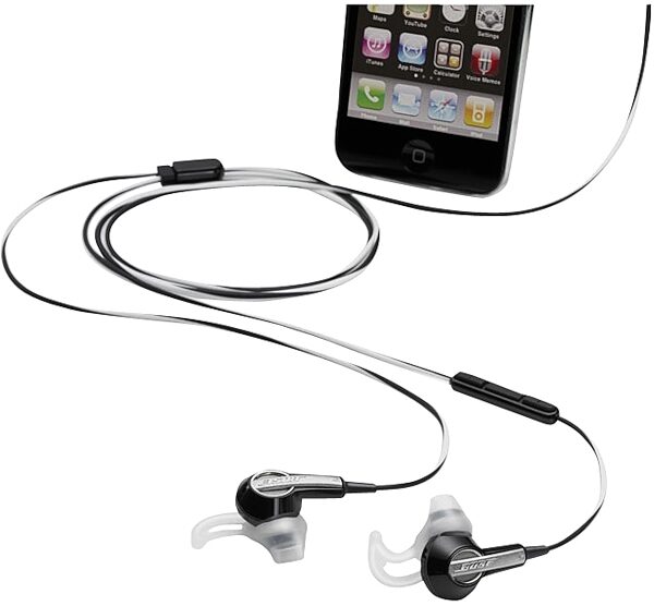 Bose MIE2i Mobile Headset Audio Headphones for Apple iDevices, In Use