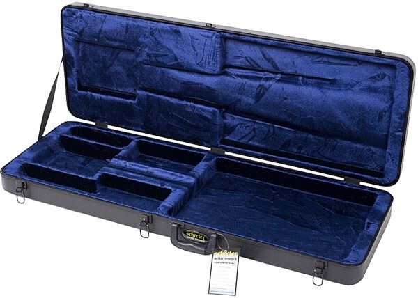 Schecter SGRUNIV6 Model-T Diamond and Left-Handed Bass Case, New, Open