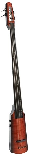 NS Design NXT4 Omni Electric Bass (with Gig Bag), Sunburst - Angle
