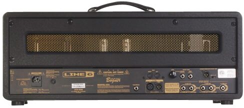 Line 6 DT50H Guitar Amplifier Head (50 Watts), Rear