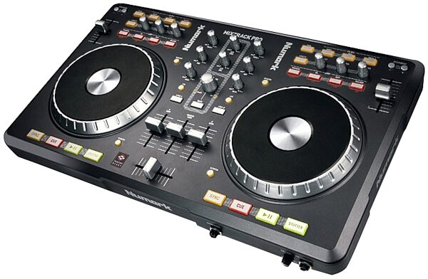 Numark MixTrack Pro USB DJ Software Controller and Audio Interface, Angle