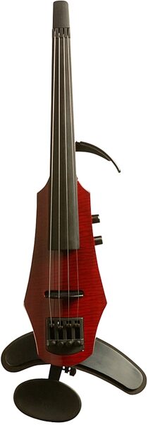 NS Design WAV 4 Electric Violin (with Case), Transparent Red
