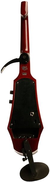 NS Design WAV 4 Electric Violin (with Case), Transparent Red - Back