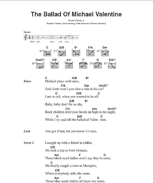 Bling (Confession Of A King) - Guitar Chords/Lyrics, New, Main