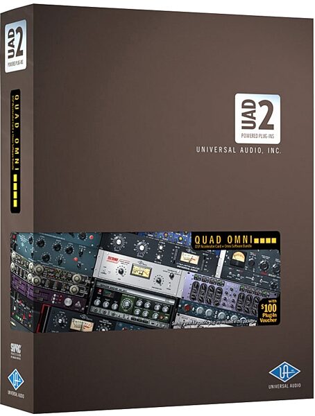 Universal Audio UAD2 Quad Omni DSP Accelerator Card (Mac and Windows), Box
