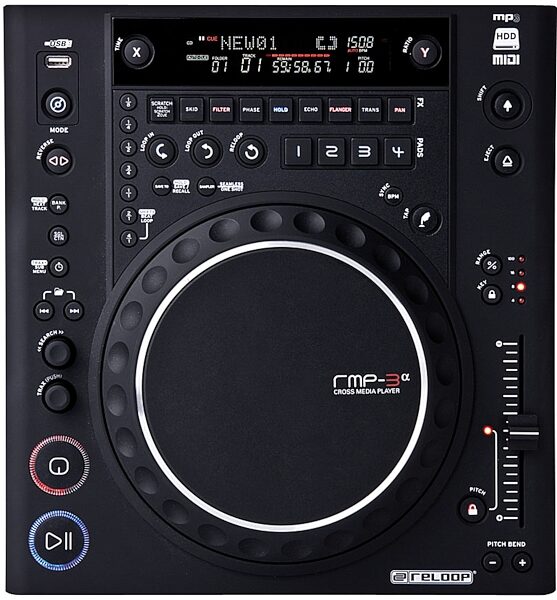 Reloop RMP-3 Alpha CD/USB Media Player and Media Controller, Main