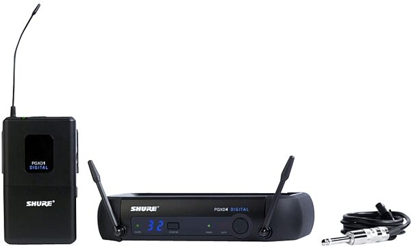 Shure PGXD14 Bodypack Guitar Wireless System, Group X8, Frequencies 902 - 928 MHz, Main