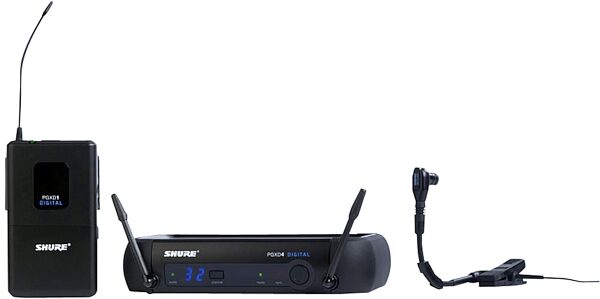 Shure PGX Digital Instrument Wireless Microphone System with Beta 98H, Main