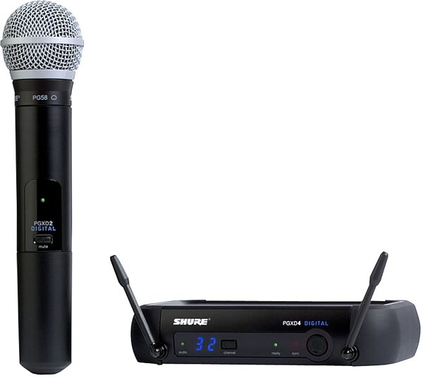 Shure PGX Digital Handheld Wireless Handheld Microphone System with PG58, Group X8, Frequencies 902.00 - 928.00, Main