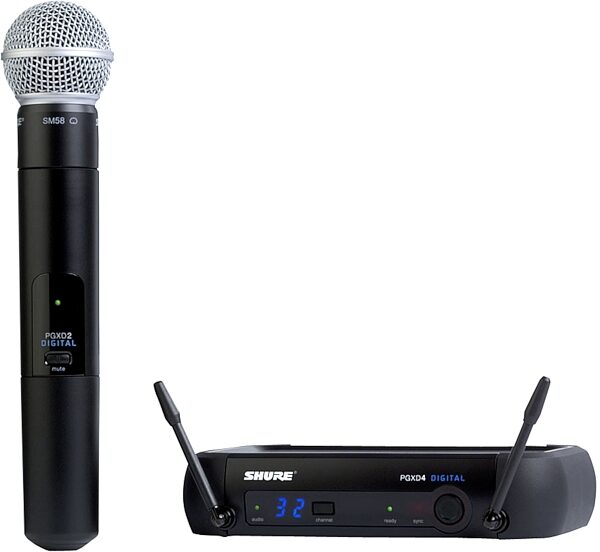 Shure PGX Digital Handheld Wireless Microphone System with SM58, Group X8, Frequencies 902.00 - 928.00, Main