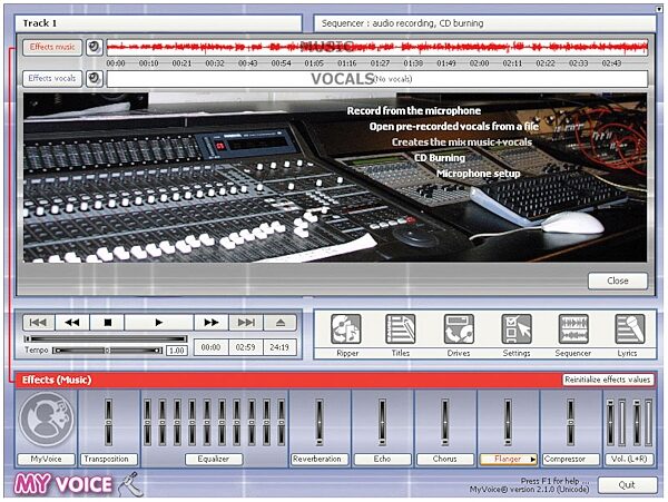 eMedia Karaoke Master Software and Microphone, Screenshot 2