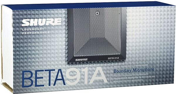 Shure Beta 91A Half-Cardioid Boundary Condenser Microphone, New, Package