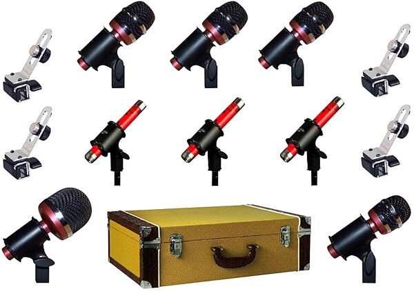 Avantone CDMK-8 Drum Microphone Package with Case, New, Main