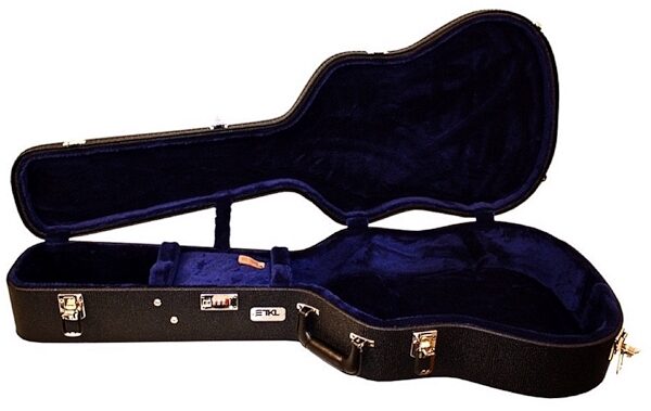 TKL LTD Archtop Dreadnought Acoustic Guitar Case, Open