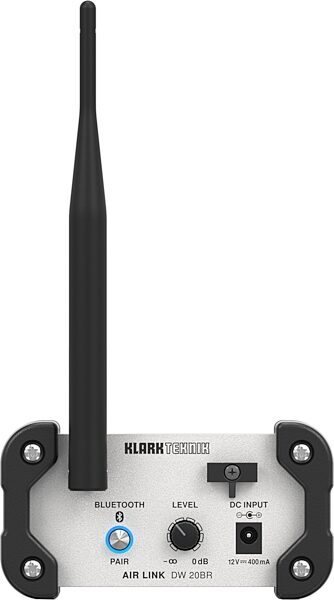 Klark Teknik DW 20BR Bluetooth Wireless Stereo Receiver, Action Position Back