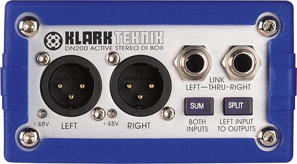 Klark Teknik DN200 Active Stereo DI Box, Action Position Back