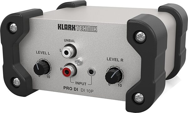 Klark Teknik DI 10P Passive Direct Injection Box Stereo Input Box, Action Position Back