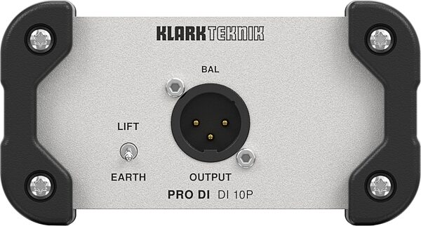 Klark Teknik DI 10P Passive Direct Injection Box Stereo Input Box, Action Position Back