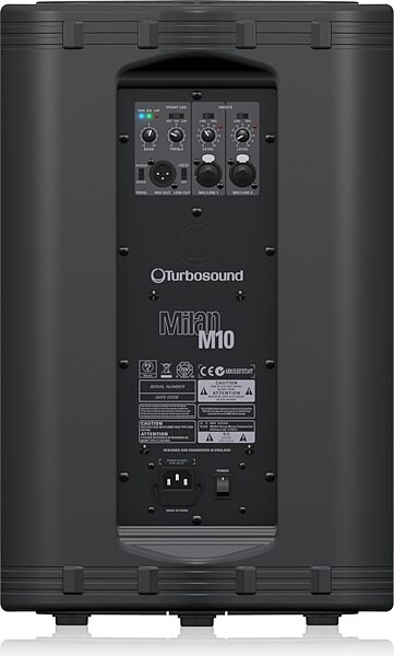 Turbosound Milan M10 2-Way Powered Loudspeaker, Action Position Back