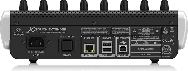 Behringer X-TOUCH EXTENDER Universal Controller, Action Position Back