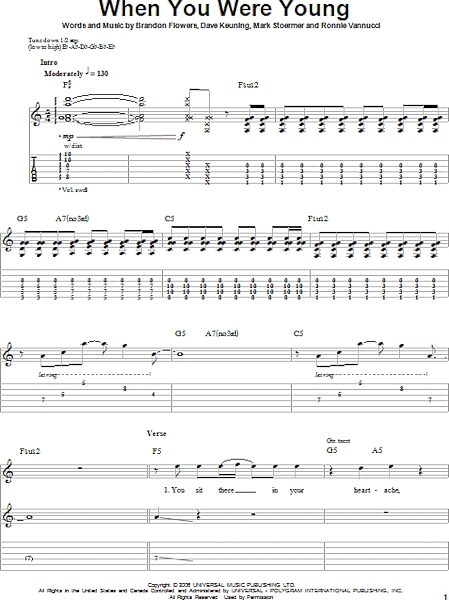 When You Were Young - Guitar Tab Play-Along, New, Main