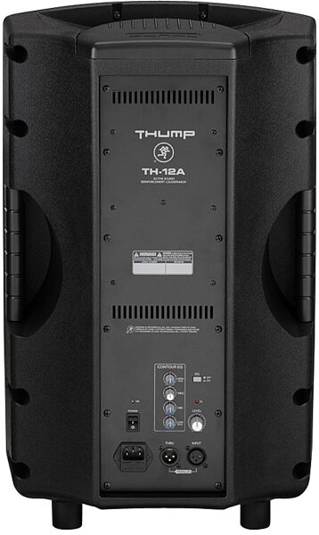 Mackie Thump TH12A 2-Way Active Loudspeaker (400 Watts, 1x12"), Rear