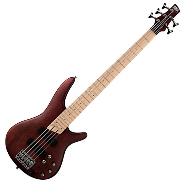 Ibanez SR505M Electric Bass (5-String), Brown Mahogany