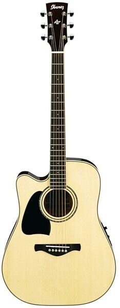 Ibanez AW300LECE Left-Handed Artwood Acoustic-Electric Guitar, Natural