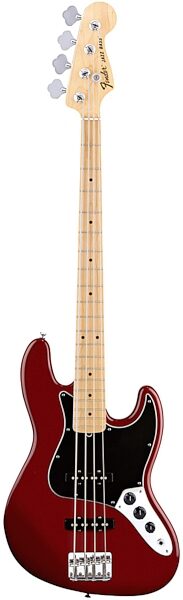 Fender American Special Jazz Electric Bass (Maple Fretboard, with Gig Bag), Candy Apple Red