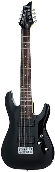 Schecter Omen 8-String Electric Guitar, Black