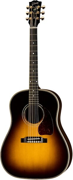 Gibson J45 Custom Shop Acoustic-Electric Guitar (with Case), Vintage Sunburst