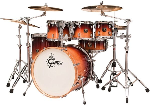 Gretsch CMT-E825 Catalina Maple 5-Piece Drum Shell Kit, Mocha Fade