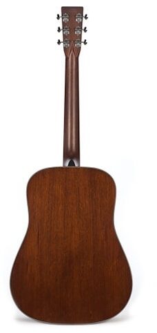 Martin D Mahogany 09 FSC Certified Wood Acoustic Guitar (with Case), Back