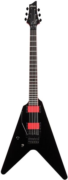 Schecter Gary Holt V-1 Left-Handed Electric Guitar, Black