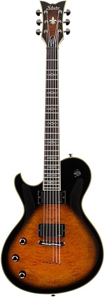 Schecter Hellraiser Special SOLO6 Left-Handed Electric Guitar, Dark Vintage Sunburst