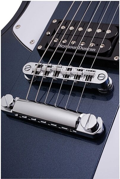 Schecter Ultra II Electric Guitar, Dark Metallic Blue - Bridge
