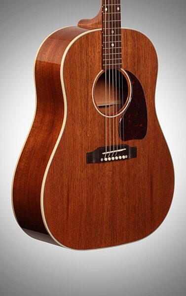 Gibson Limited Edition J-45 Genuine Mahogany Acoustic-Electric Guitar (with Case), Full Left Front