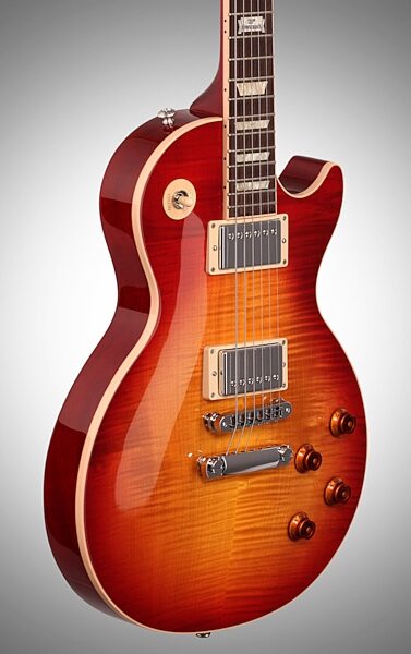 Gibson Limited Edition 2014 Les Paul Traditional 1 Flametop AAA Plus Electric Guitar (with Case), Full Left Front