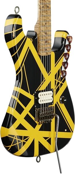 EVH Eddie Van Halen Limited Edition '79 Bumblebee Reissue Electric Guitar (with Case), Full Left Front
