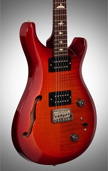 PRS Paul Reed Smith S2 Custom 22 Semi-Hollowbody Electric Guitar (with Gig Bag), View--Full Left Front