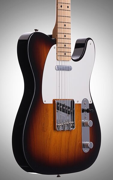 Fender American Vintage '58 Telecaster Electric Guitar, with Maple Fingerboard and Case, Full Left Front