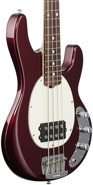 Ernie Ball Music Man Short Scale StingRay Electric Bass (with Case), Full Left Front