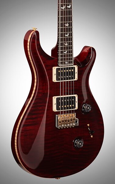 PRS Paul Reed Smith Custom 24 Flame Top 30th Anniversary Electric Guitar, with Regular Neck, Full Left Front