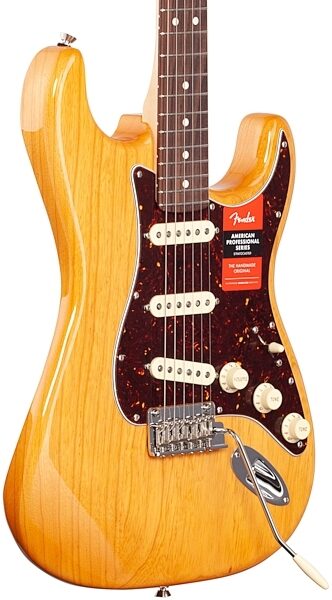 Fender Limited Edition Lite Ash American Professional Stratocaster Electric Guitar (with Case), Full Left Front