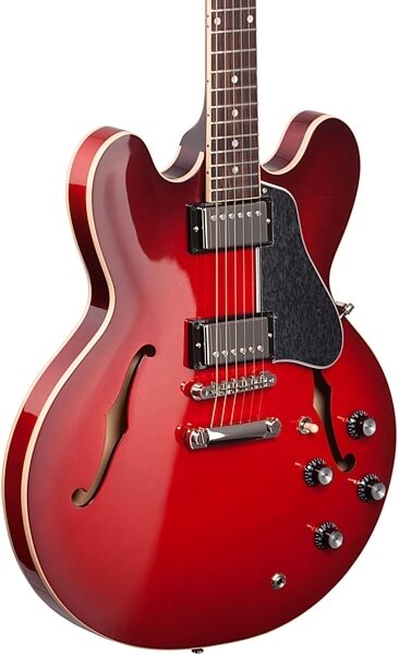 Gibson 2019 ES-335 Dot Semi-Hollowbody Electric Guitar (with Case), Full Left Front