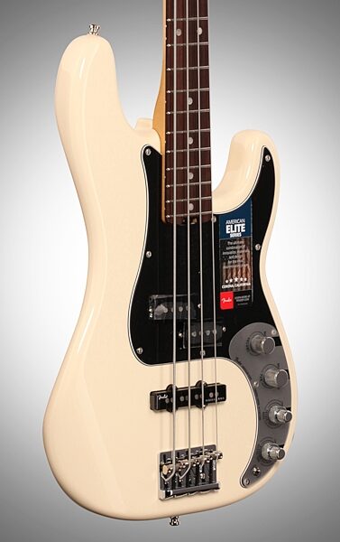 Fender American Elite Precision Electric Bass (Rosewood, with Case), Full Left Front