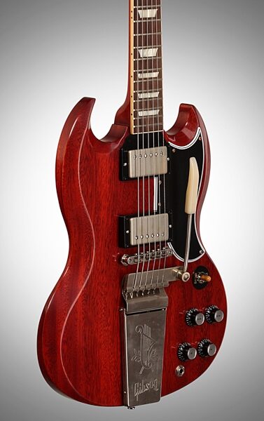Gibson SG Standard Reissue 2014 VOS Electric Guitar, with Maestro Tremolo (and Case), Full Left Front