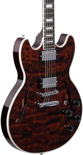 Gibson Limited Edition Midtown Deluxe Quilted Electric Guitar (with Case), Full Left Front