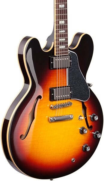 Gibson 2019 ES-335 Figured Semi-Hollowbody Electric Guitar (with Case), Full Left Front